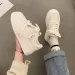 small Thick Shoes Soled White For Women's 2024 New Versatile Ins High Rise Student Casual Sports Trainers Lhshoe_vogvips.com
