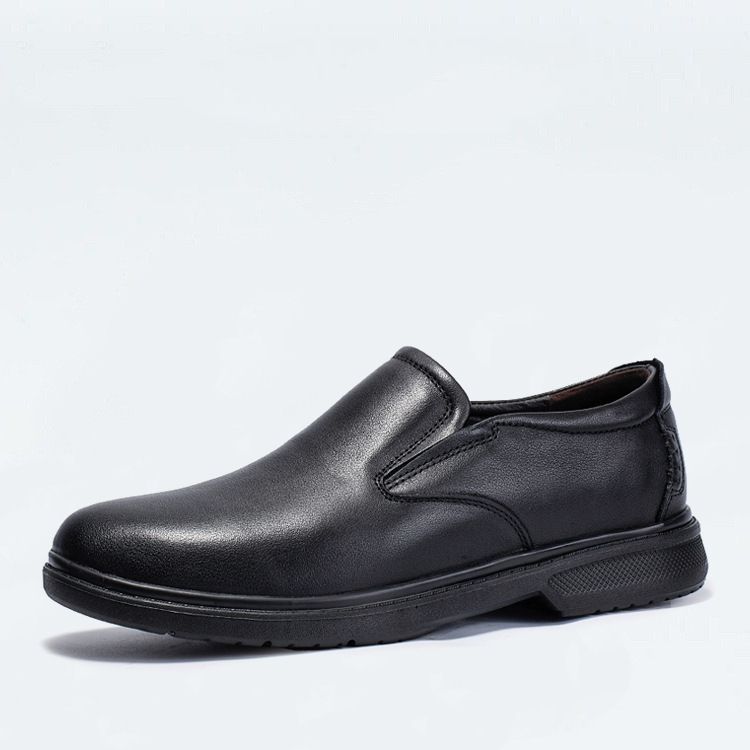 Suitable For All Seasons Men's Autumn Winter New Cowhide Business Casual Shoes Comfortable Genuine Leather Slip-On Formal Loafers_vogvips.com