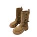 2-in-1 Foldable Thick-Soled Long For Women 2025 Autumn Winter New Mid-Calf Chunky Heel Over-the-Knee Knight Short Boots_vogvips.com