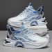 Men's 2026 Spring New Model, Mesh Upper, Height-increasing, Versatile, Thick-soled Trendy Shoes, Soft Sole,_vogvips.com