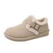 thick-soled Velvet Women's Cotton Shoes Thickened Warm-soled Casual Shoes Cotton Shoes_vogvips.com
