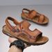 Sandals Summer 2025 New Style, Breathable Sandals External Wear, Genuine Leather Slippers, Cowhide Sole Beach Shoes For_vogvips.com