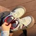 American-style Ankara Red Women's Thick-soled Sneakers, 2026 Spring New Casual Internet Celebrity Versatile Campus-style_vogvips.com