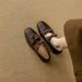 Soft Leather French-style Women's Flat 2025 New Model, Suitable Pairing Skirts, Ballet With Bow, Vintage Mary Jane Shoes_vogvips.com