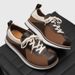 Men's German Training In Maillard Brown, Thick-soled Sports Running Shoes, Round-toed, Retro, High-end, Commuter-style,_vogvips.com