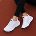 Spring Summer New Flyknit Breathable Men's And Women's Running Casual Sports Shoes, Couple's Small White Shoes_vogvips.com