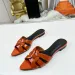 New Tribute Woven Mules Sandals Slippers Slides Heeled Flat Heels Pointed Toe Cap Women's Luxury Designers Patent_vogvips.com