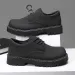 2025 Men's Spring And Summer All-match Daily Comfortable Thick Bottom Lace-up Solid Color Fashion Car Stitching Men's Casual Shoes_vogvips.com