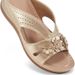 Summer New Style Women's Plus Size Wedge Sandals Open Toe Floral Strappy European American Design_vogvips.com