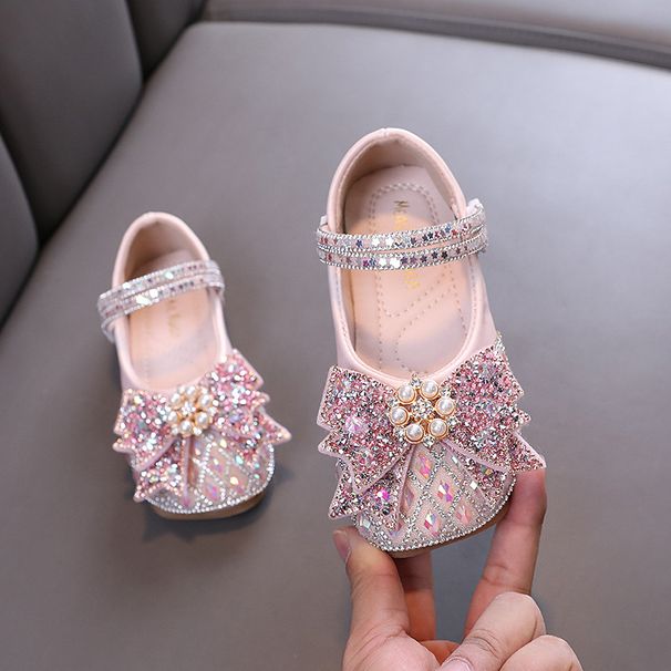 New Lady Baby Girls Girl Princess Diamond Single Shoe Shoes Dance Show Shoes_vogvips.com