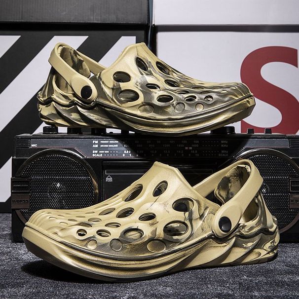 Great Native Summer New Venom Hole Men's Trendy Creek Shoes Two Wears Beach Slippers_vogvips.com