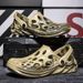 Great Native Summer New Venom Hole Men's Trendy Creek Shoes Two Wears Beach Slippers_vogvips.com