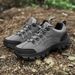 Outdoor Hiking Shoes Men Shoes Low-top Thick-soled Anti-slip Breathable Comfortable Men's Shoes Lace-up Casual Sports Shoes Men_vogvips.com
