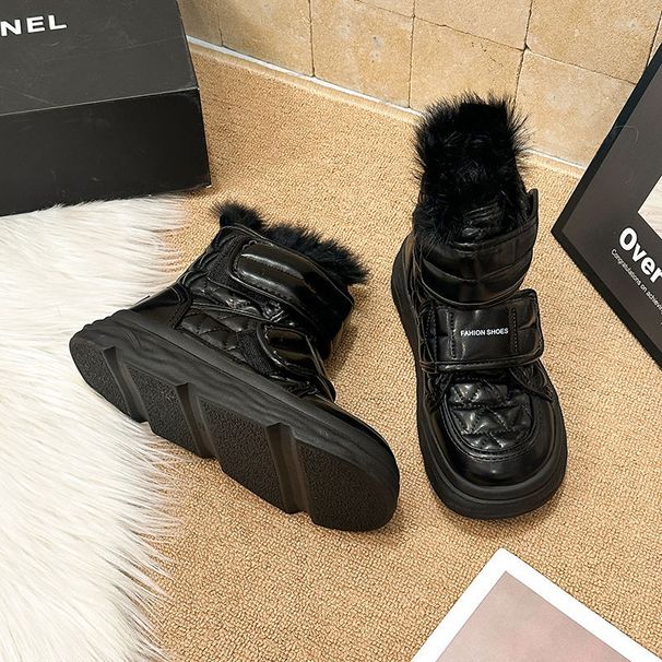 thick-soled Snow Boots, Women's Velvet Martin Short Boots, And Warm Cotton Shoes._vogvips.com