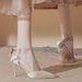 High Heels 2025 Summer New Stuig Poited Toe Weddig Shoes Bride Sati Hollow Shallow Mouth Stiletto Sadals For_vogvips.com