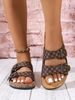 Women's Fashion Slippers Waterproof Non-Slip Thick Sole Wear-Resistant Soft Sole Comfortable Slip-On Casual Sandals_vogvips.com