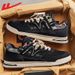 Pull-back Shoes For Men, New Spring And Summer White Sneakers, Men's Casual Sports Shoes, Men's Leather Panel Shoes_vogvips.com
