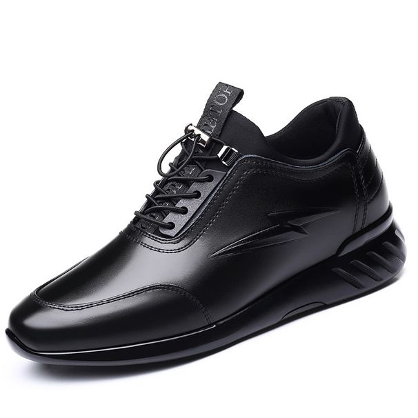 Business Formal Two-Layer Cowhide Genuine Height Increasing Spring Summer Casual Men's Leather Shoes_vogvips.com