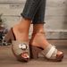 Large Thick High Heel Slippers 2025 Summer Fashion Casual Style New Sandals For Women_vogvips.com