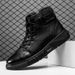 European Warm Series Large Size Autumn Winter Martin Boots Men's New British Style High-top Leather Casual Cotton Shoes Fleece-lined Warm_vogvips.com