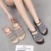 VS-6 2026 New Women's Sandals Outdoor Wear, Spring/summer Ethnic Style, Open-toed, Flat-soled, Versatile Students,_vogvips.com