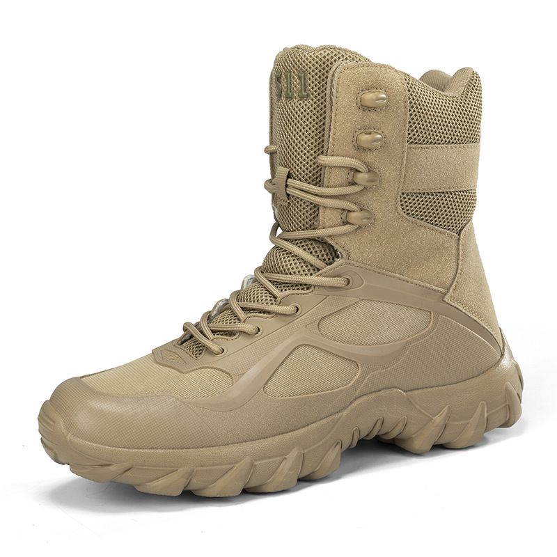 Men's Tactical Military Boots - High Top Combat Work Boots For Hiking, Outdoor Adventures & Heavy Duty Work - Durable & Comfortable Desert Work Boots_vogvips.com