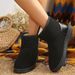 Large Winter New Bottom And Velvet Thick Snow Warm Towels Short Boots Cotton Shoes For Women_vogvips.com