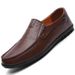 Classic Genuine Leather Casual Breathable Loafers Plus Size Shoes Men_vogvips.com
