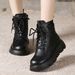 Sheepskin Snow For Women Winter Fleece Sole Martin Short Boots Warm Cotton Shoes Thickened Non-Slip_vogvips.com