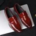Men's Oversized Leather Shoes, Korean Version, Loose Fitting Casual Shoes_vogvips.com