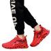 Men's Breathable Running Shoes Red Trendy Zodiac Year Design Autumn Fashion Casual Trade Youth Shoes_vogvips.com