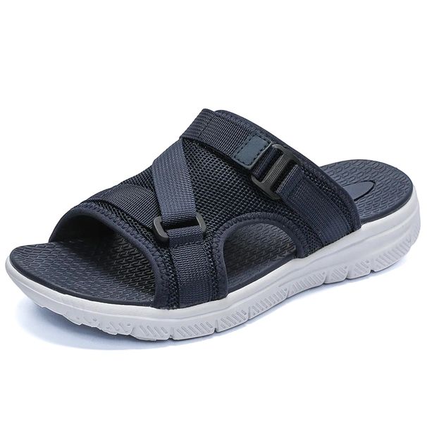 High Quality Summer Men's Outdoor Indoor Sandals Concise Comfortable Slide Casuals Shoes Non-slip Home Men Slippers_vogvips.com