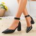 French-style Hollow Sandals, 2026 Summer New Vintage Chunky Heel Women's Closed-toe Large Size Roman Shoes, European And_vogvips.com