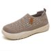 Women's Versatile Spring Non-Smelly Casual Shoes Soft Sole Sneakers Mesh Breathable Flats_vogvips.com