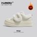 2024 Global Thick-Soled Velcro Cotton Shoes Snow Boots For Women Winter New Fleece-Lined Thickened Warm Sneakers_vogvips.com