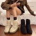 Women's Shoes Northeast Cold Proof Snow Boots Women's Winter Plus Velvet Thick Warm Cotton Boots Women's Shoes New Thick Soled Short Boots_vogvips.com