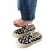 Old Beijing Cloth Shoes Women Breathable One Pedal Casual Shallow Mouth Flat Bottom Canvas Shoes Women Lazy Thick Baseplate Shoes_vogvips.com