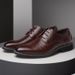 Suitable For All Seasons Large Size Men's British Style Pointed Toe Breathable Business Formal Korean Casual Leather Shoes For Men_vogvips.com