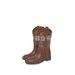 Miss Valunen Embroidered Ethnic Western Cowboy Square Toe Short Sister Tassel Same Style Boots_vogvips.com