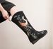 2025 Autumn/Winter New Hanfu Embroidered Cloth Shoes High Barrel With Velvet Ethnic Style Square Dance Boots_vogvips.com