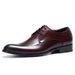New men's formal leather shoes leather British business leather shoes men plus size shoes men's shoes_vogvips.com