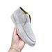 Foreign Trade New Autumn/Winter High-Top Loafers For Women, Slip-On Couple Shoes, Comfortable Soft Sole Flat Lazy Shoes_vogvips.com