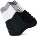 Solid color cotton socks spring summer breathable absorbent short medium tube large neutral casual socks_vogvips.com