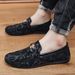 SHLIANG Four Seasons Men's Casual Loafers Big Size Non Slip Soft British Style Fashion Slip On Shoes Flat Driving Shoes For Male X0069_vogvips.com