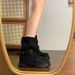 women's Front-zip Long 2025 Winter Versatile Round-toe High-tube Riding Boots_vogvips.com