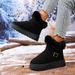 Women's Winter Snow Boots With Thick Fur Lining, Non-Slip Rubber Sole & Chunky Platform For Extreme Warmth & Comfort_vogvips.com