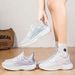 Women's Sports 2026 New Cross-border Breathable Thick-soled Shoes, Lightweight Shock-absorbing Soft-soled Casual Running_vogvips.com
