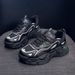 Women's Spring And Summer Online Celebrity All Match Thick Sole Heightening Lightweight Breathable White Casual Sports_vogvips.com