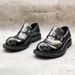 ShoeVault Men's Derby Spring Black Large Leather British Style Niche Commuter Slip-On Casual Trendy Shoes_vogvips.com