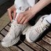 Baasploa Women Retro Running Outdoor Mesh Lace Up Jogging Sports Female Casual Lightweight Breathable Non-slip Shoes_vogvips.com